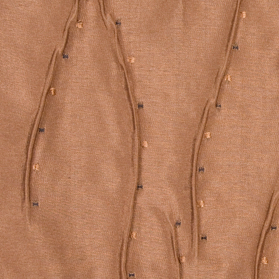Rust Geometric Woven Detail