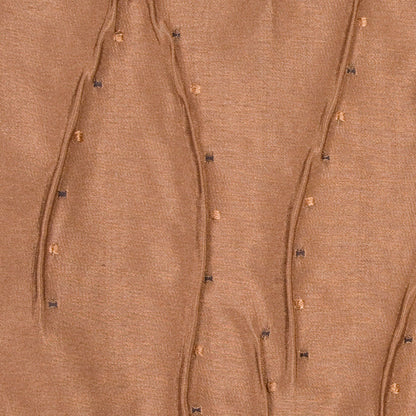 Rust Geometric Woven Detail