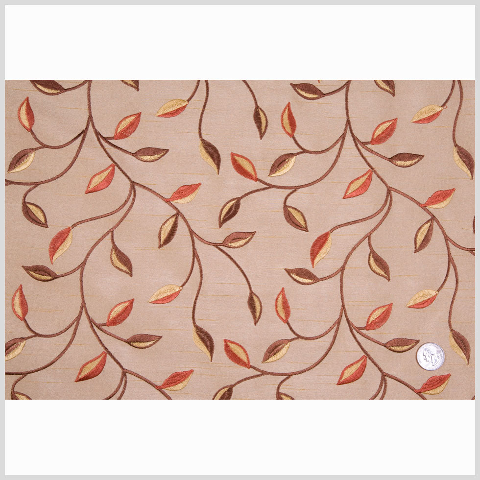 Victorian Gold/Rustique/Cinnamon/Gold Floral Shantung   /Dupioni Full