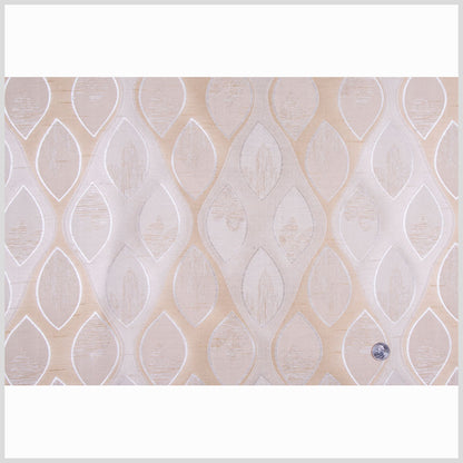 Soft Gold Geometric Woven Full