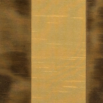 Chocolate/Antique Gold Stripes Woven Detail