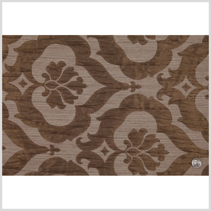 Brown Damask Woven Full