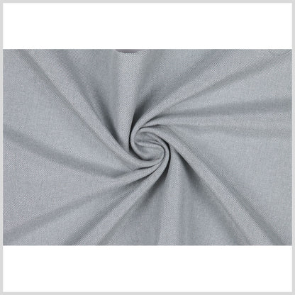 Spa/Metallic Silver Solid Linen Lame Full