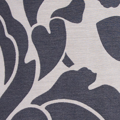 Cream/Black Floral Woven Detail
