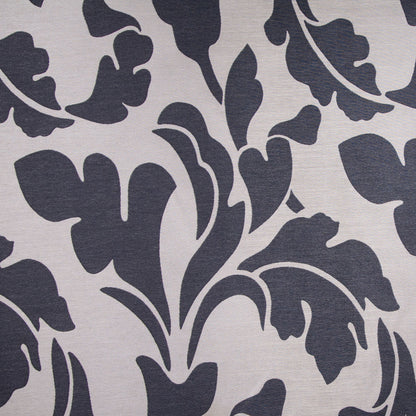 Cream/Black Floral Woven