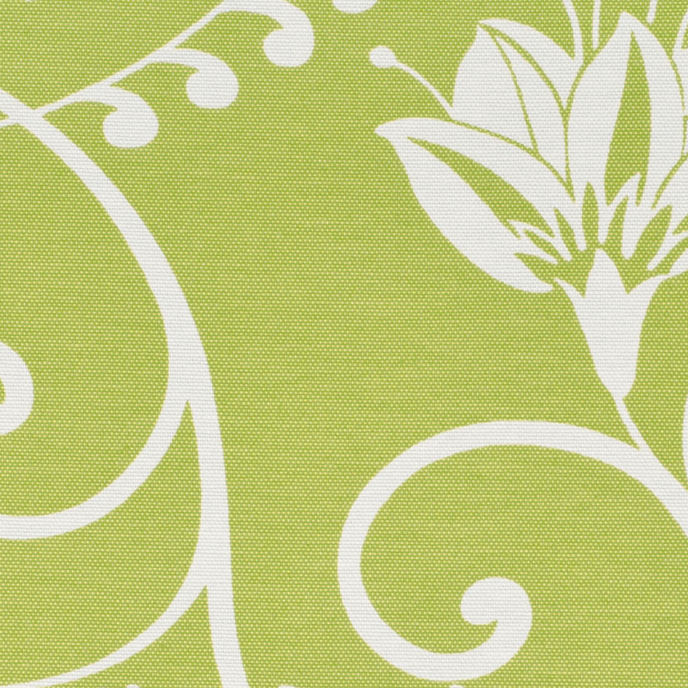 Off-White/Lime Floral Canvas Detail