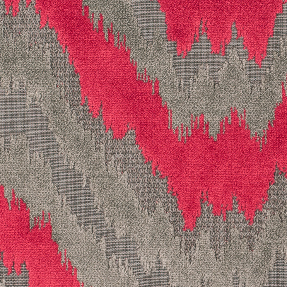Black Ikat Chenille Detail