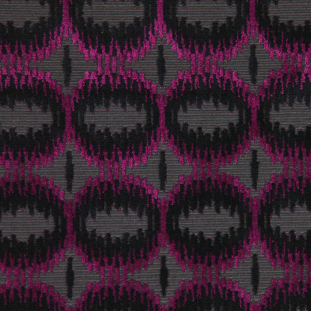 Zwart Cardinal Round Geometric Velvet