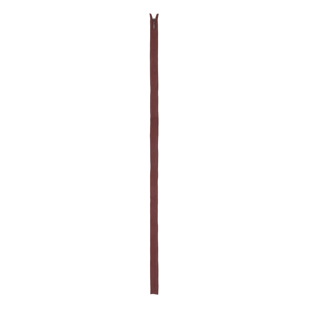 Invisible Zipper 24" by YKK - 048 Oxblood Detail