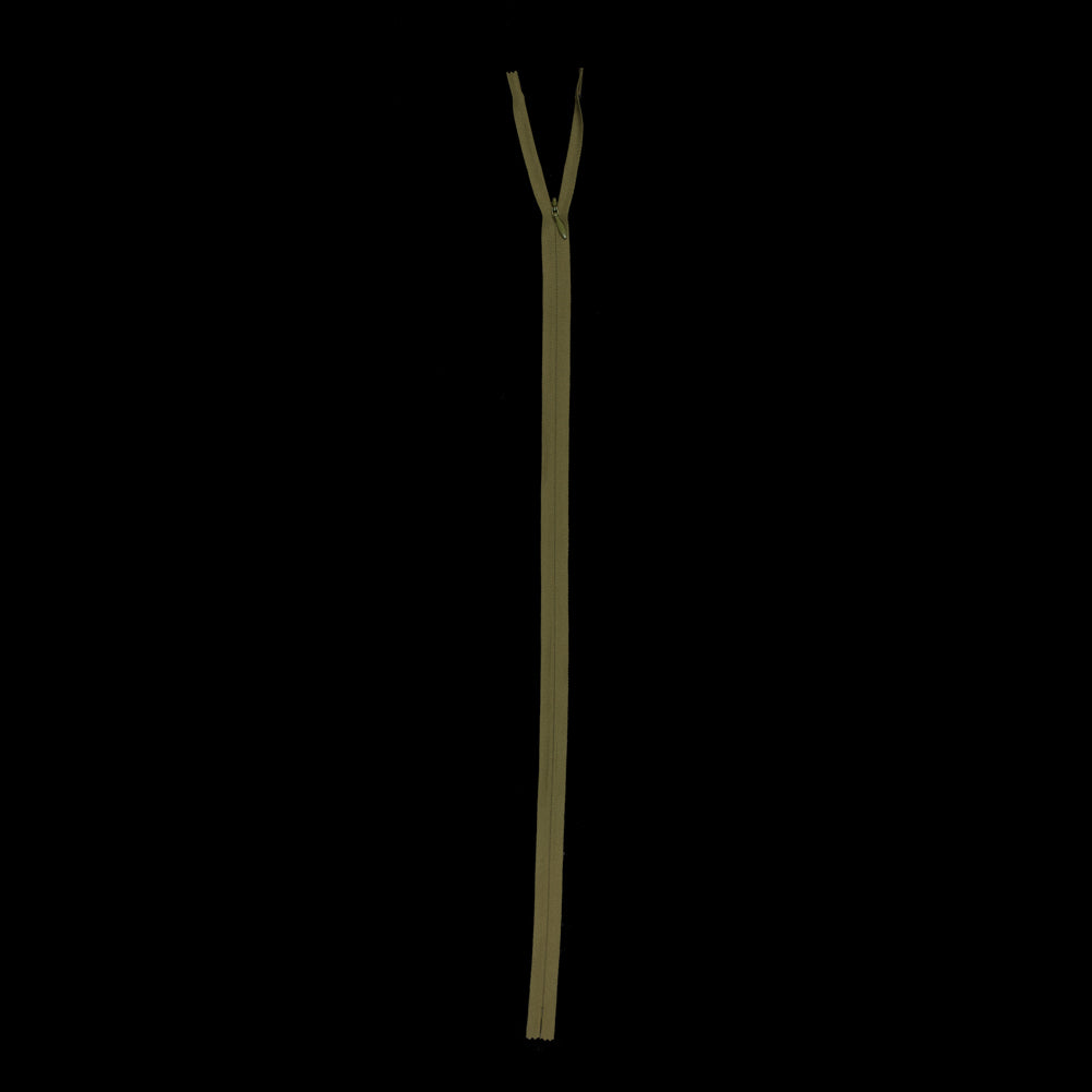 Invisible Zipper 24" by YKK - 247 Green Moss Detail