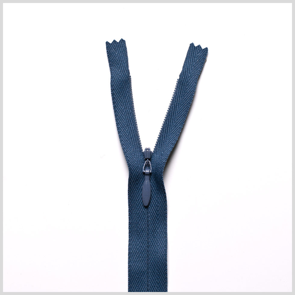 Invisible Zipper 24" by YKK - 398 Dark Gray Blue