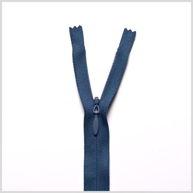 Invisible Zipper 24" by YKK - 398 Dark Gray Blue