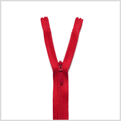 Invisible Zipper 24" by YKK - 519 Fire Engine Red