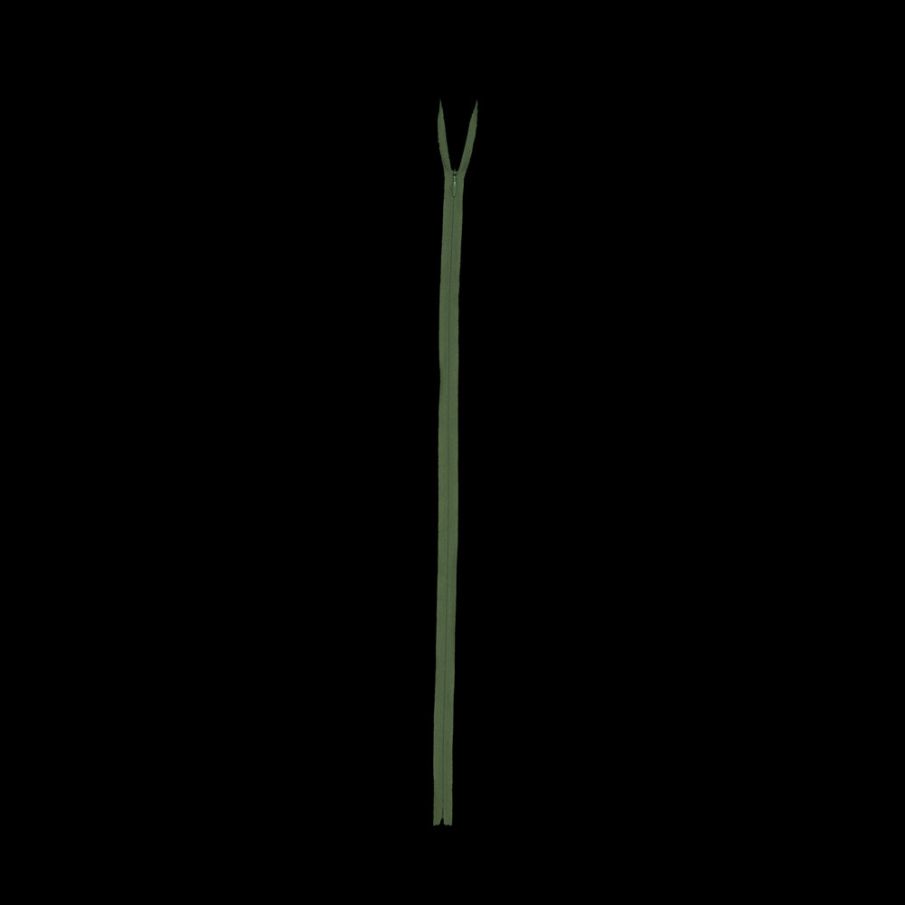 Invisible Zipper 24" by YKK - 528 Fluorite Green Detail
