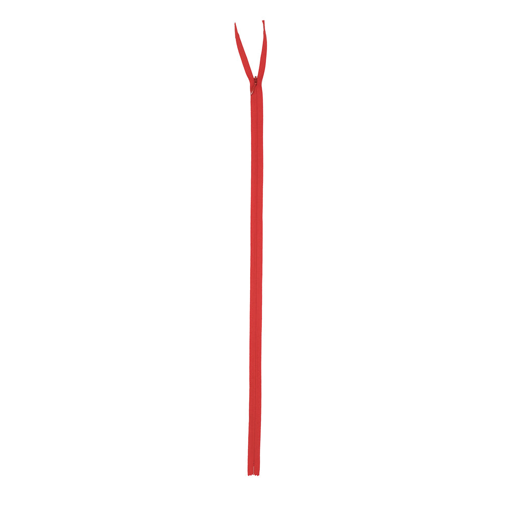 Invisible Zipper 24" by YKK - 819 Senega Red Detail
