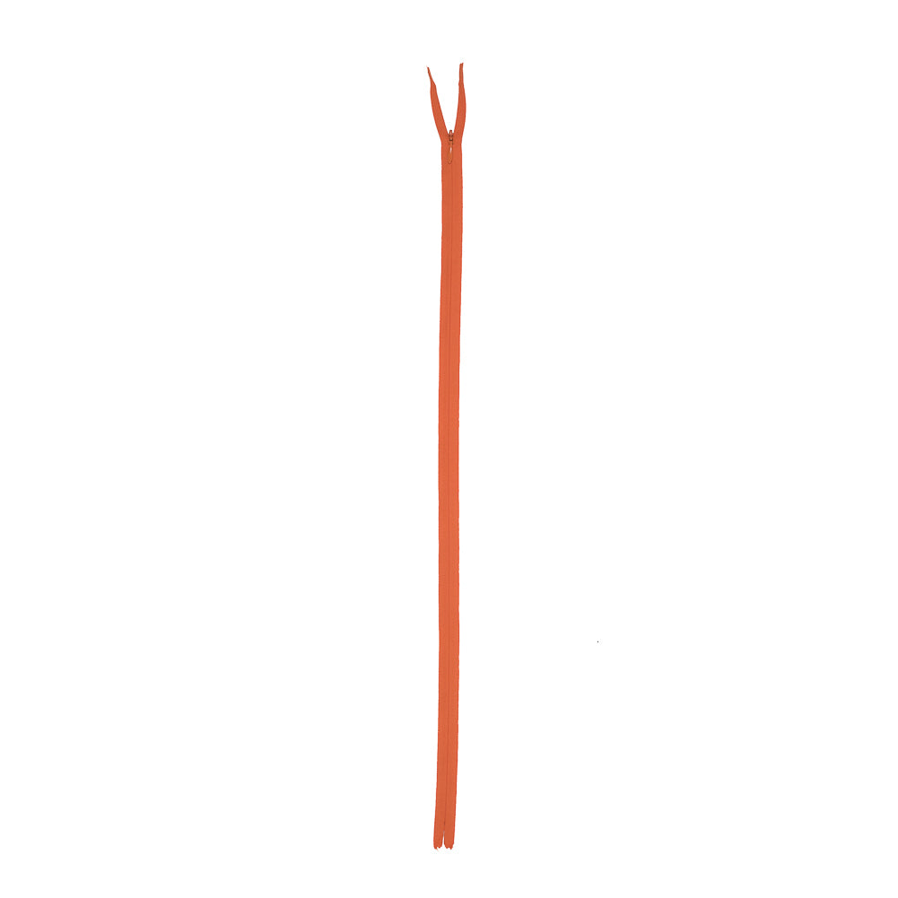 Invisible Zipper 24" by YKK - 849 Flame Orange Detail