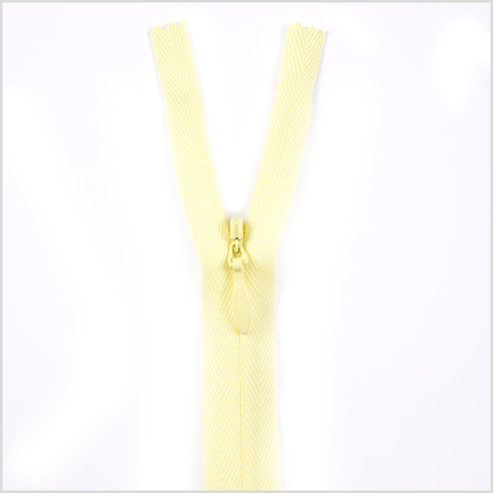 Invisible Zipper 9" by YKK - 054 Pale Yellow