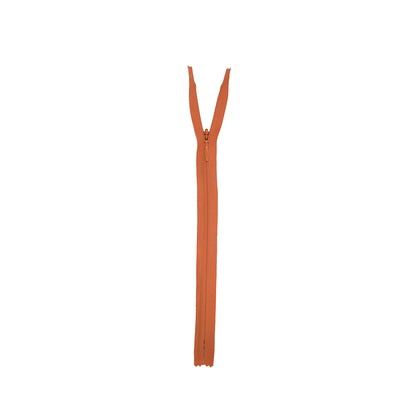 Invisible Zipper 9" by YKK - 234 Fall Orange Detail