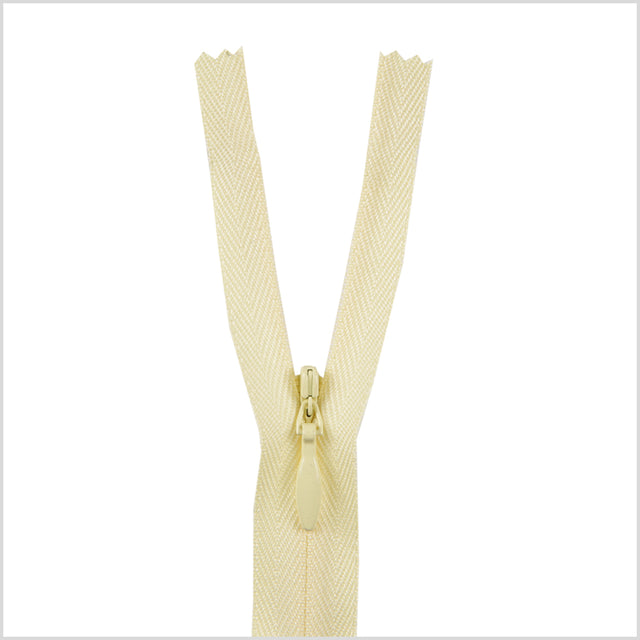 Invisible Zipper 9" by YKK - 345 Icy Yellow