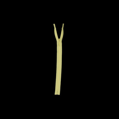 Invisible Zipper 9" by YKK - 503 Pale Yellow Detail