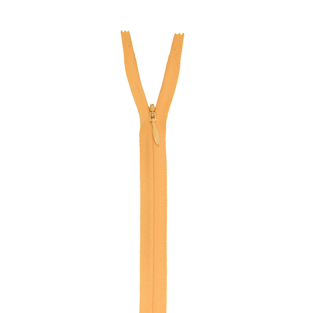 Invisible Zipper 9" by YKK - 507 Orange Yellow