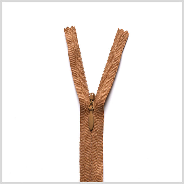 Invisible Zipper 9" by YKK - 508 Dark Camel