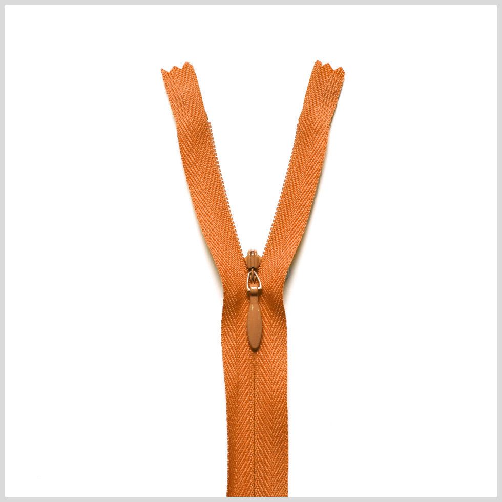 Invisible Zipper 9" by YKK - 523 Pumpkin