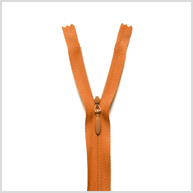Invisible Zipper 9" by YKK - 523 Pumpkin