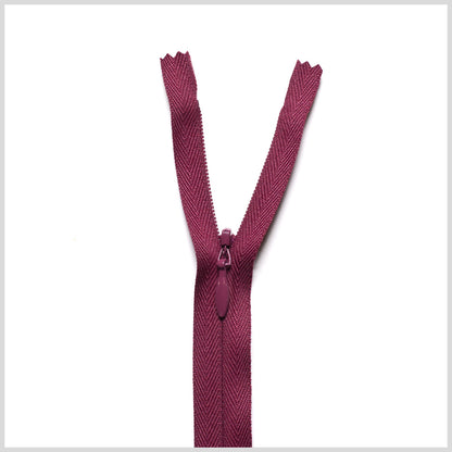 Invisible Zipper 9" by YKK - 525 Wine