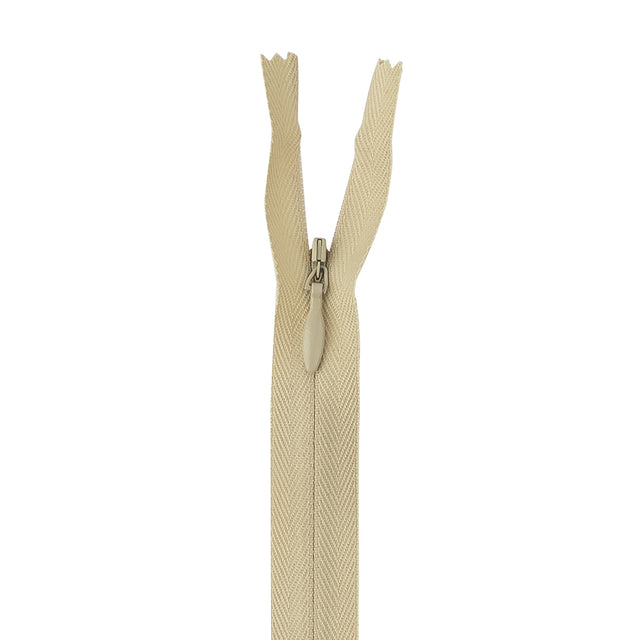 Invisible Zipper 9" by YKK - 551 Dirty Yellow