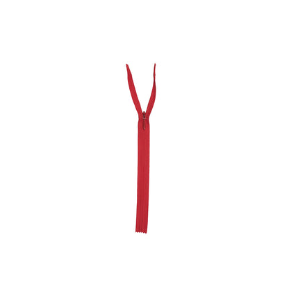 Invisible Zipper 9" by YKK - 820 Bright Red Detail