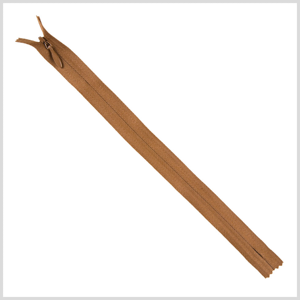Invisible Zipper 9" by YKK - 859 Red Brown