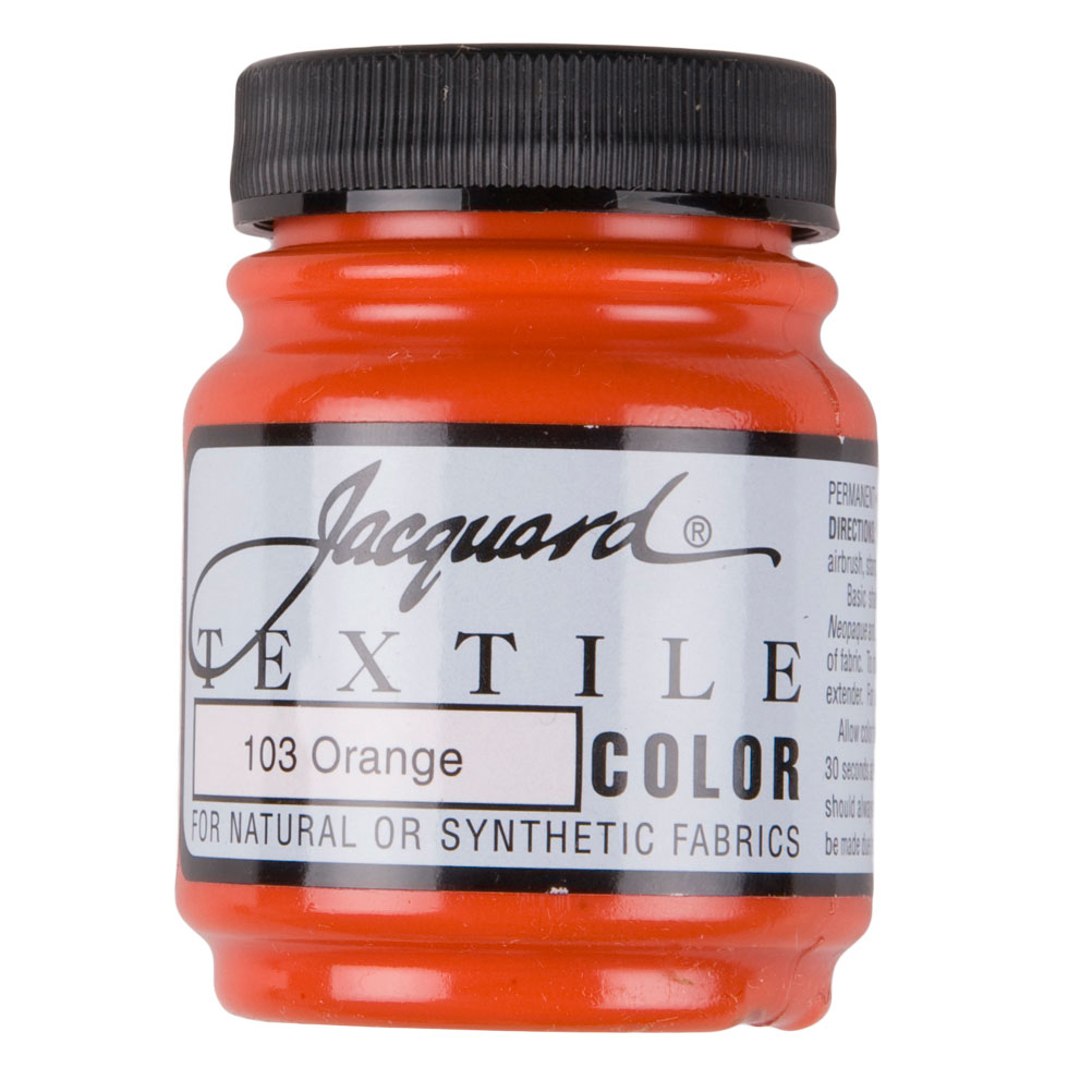 Jacquard Textile Color Fabric Paint - 103 Orange