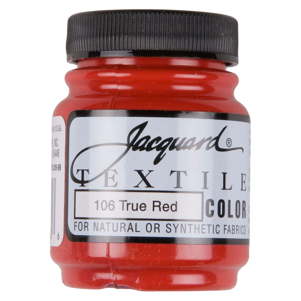 Jacquard Textile Color Fabric Paint - 106 True Red