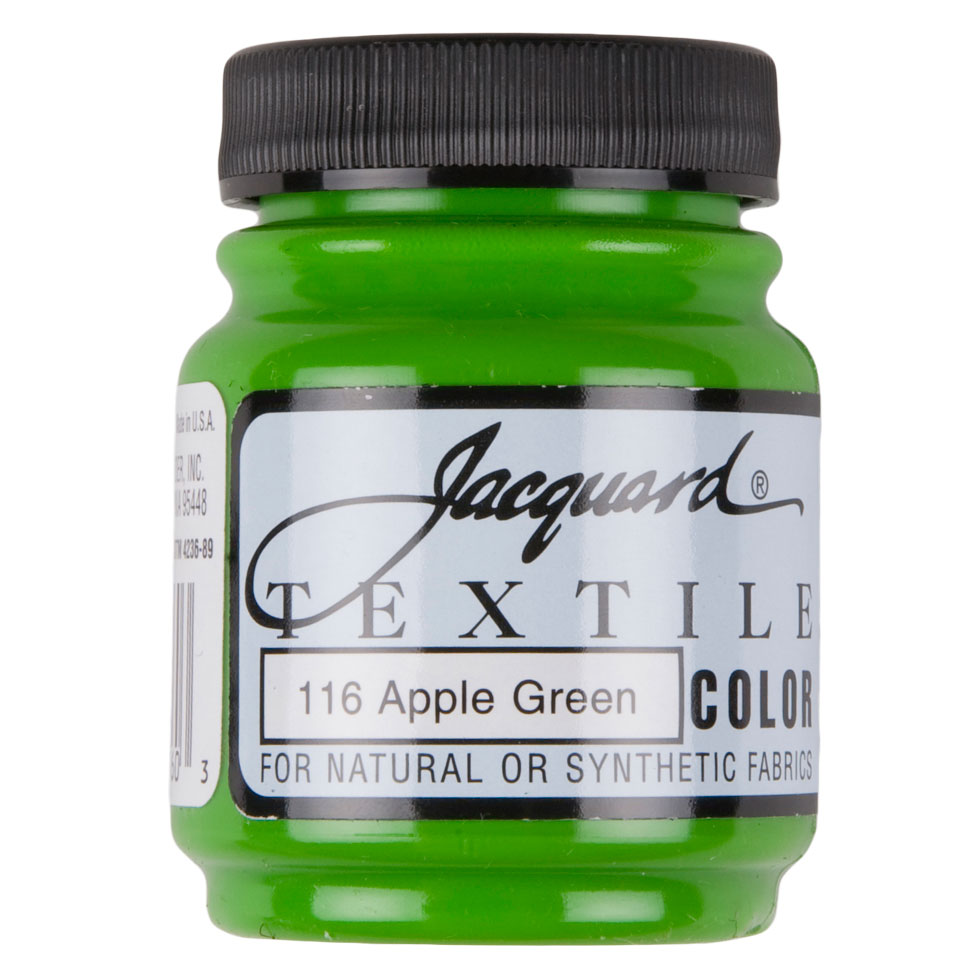 Jacquard Textile Color Fabric Paint - 116 Apple Green