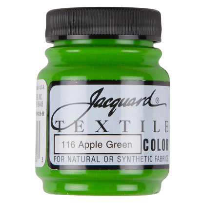 Jacquard Textile Color Fabric Paint - 116 Apple Green