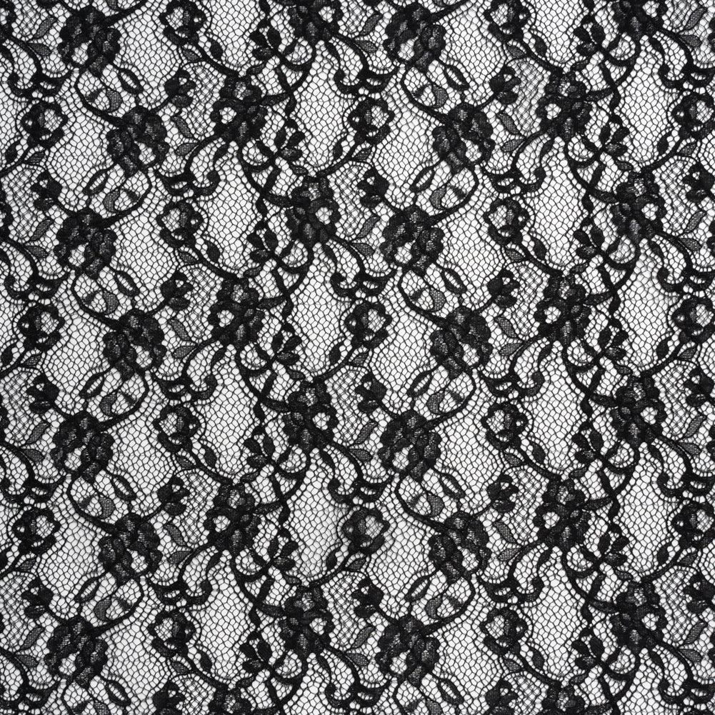 Chantilly Lace - Black Floral Vines