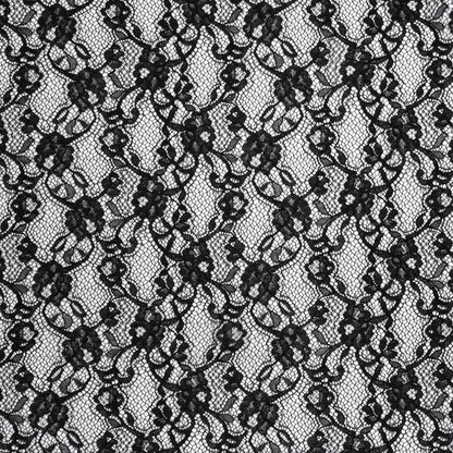 Chantilly Lace - Black Floral Vines