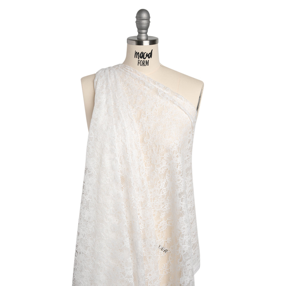Chantilly Lace - Ivory Floral Vines - Drape