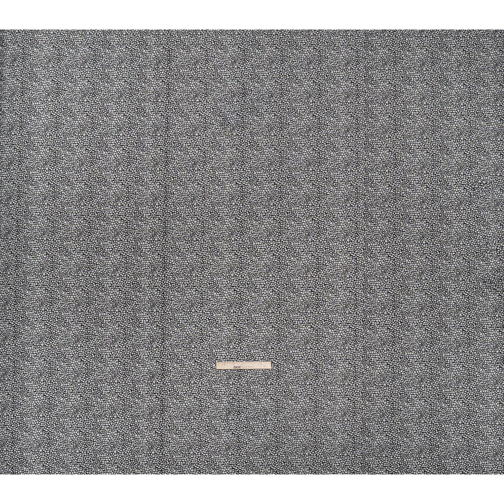 Nylon Raschel Mesh Lace - Black Bark Texture - Full