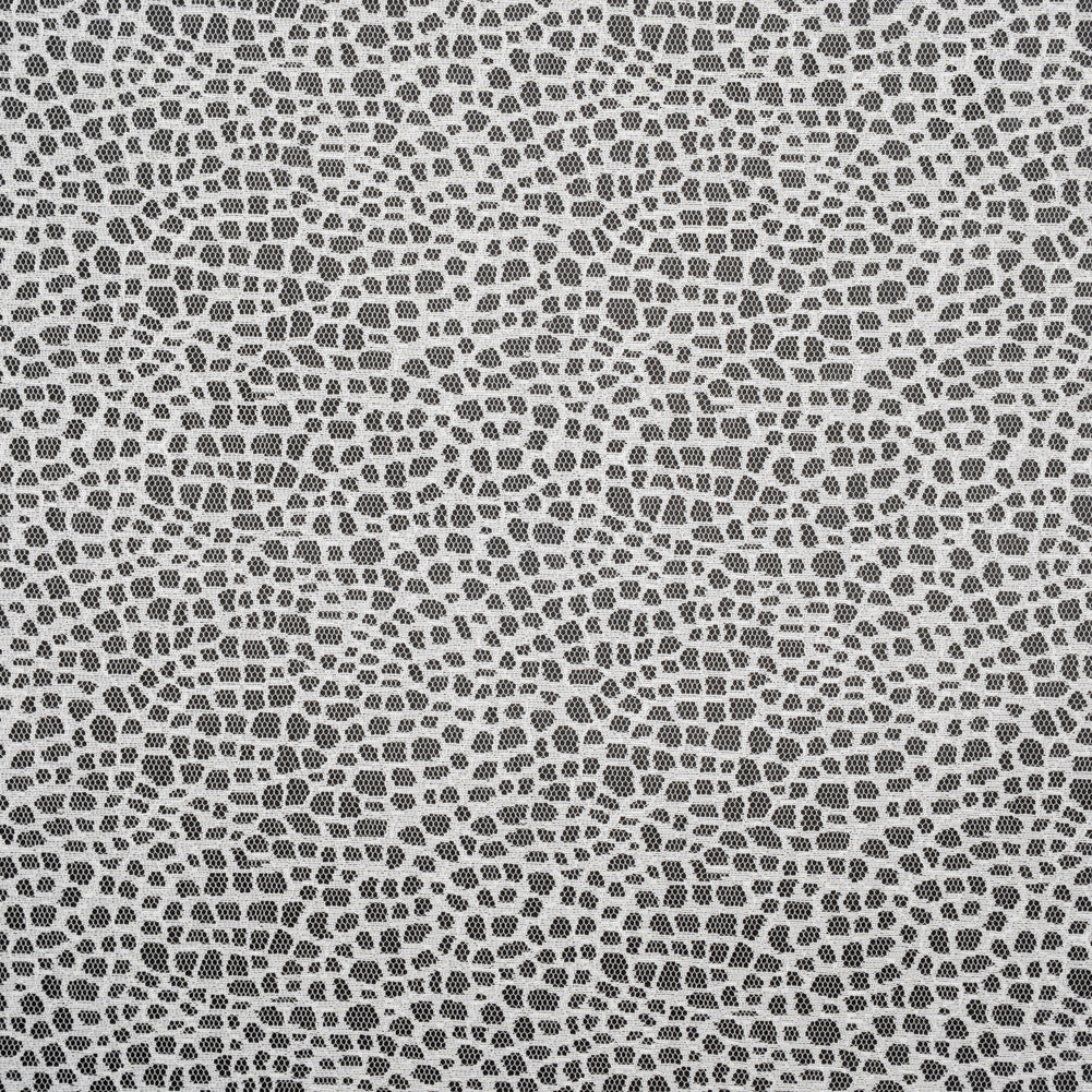 Nylon Raschel Mesh Lace - Ivory Bark Texture