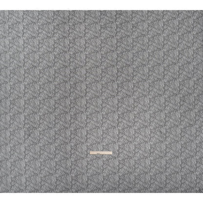 Nylon Raschel Mesh Lace - Black Erratic Zig Zags