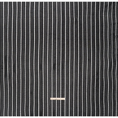 Corded Lace - Black Squares and Stripes