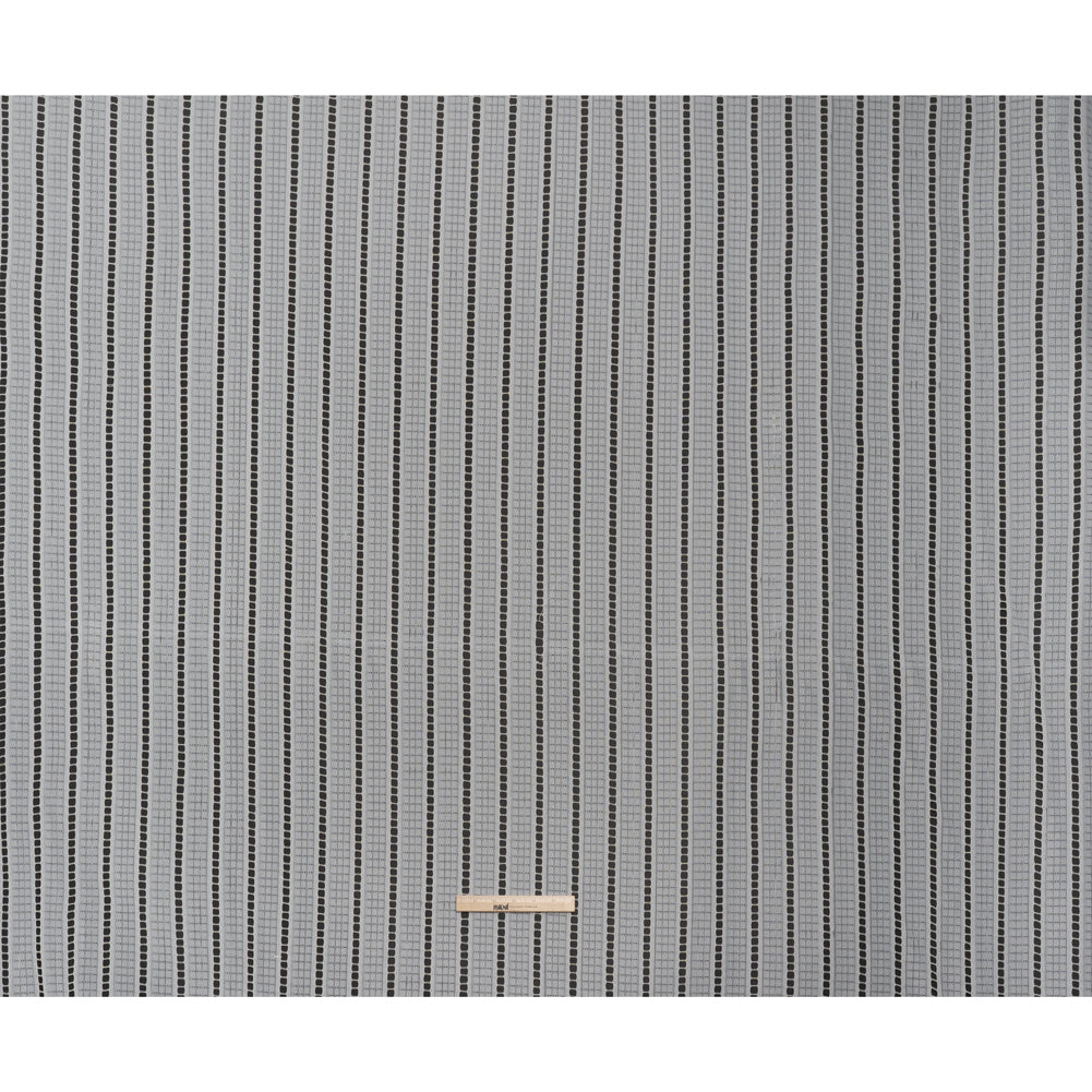 Corded Lace - Ivory Squares and Stripes - Full