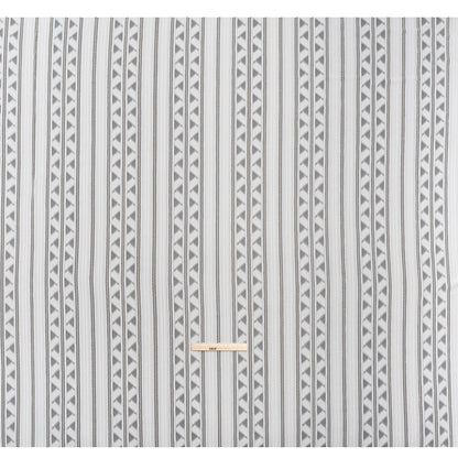 Corded Lace - Ivory Geometric Stripes