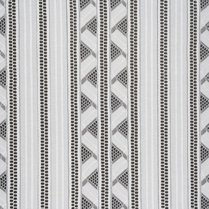 Corded Lace - Ivory Geometric Stripes