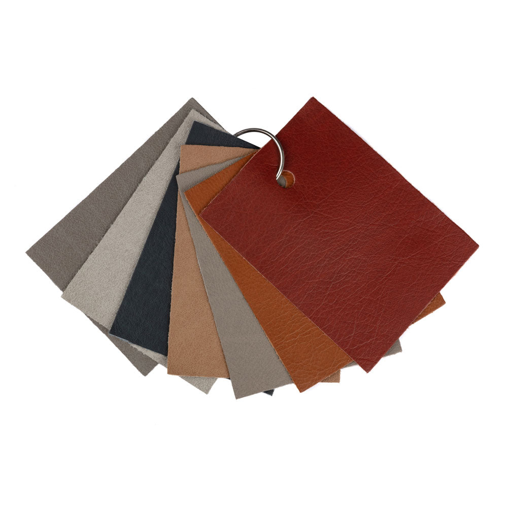 Vermouth Italian Light Taupe Natural Top Grain Protected Performance Cow Leather Hide Drape