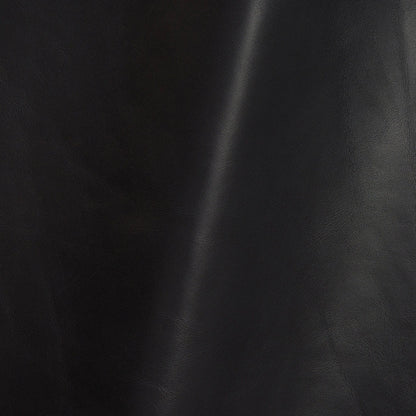 Julep Italian Black Smooth and Waxy Aniline Dyed Top Grain Cow Leather Hide