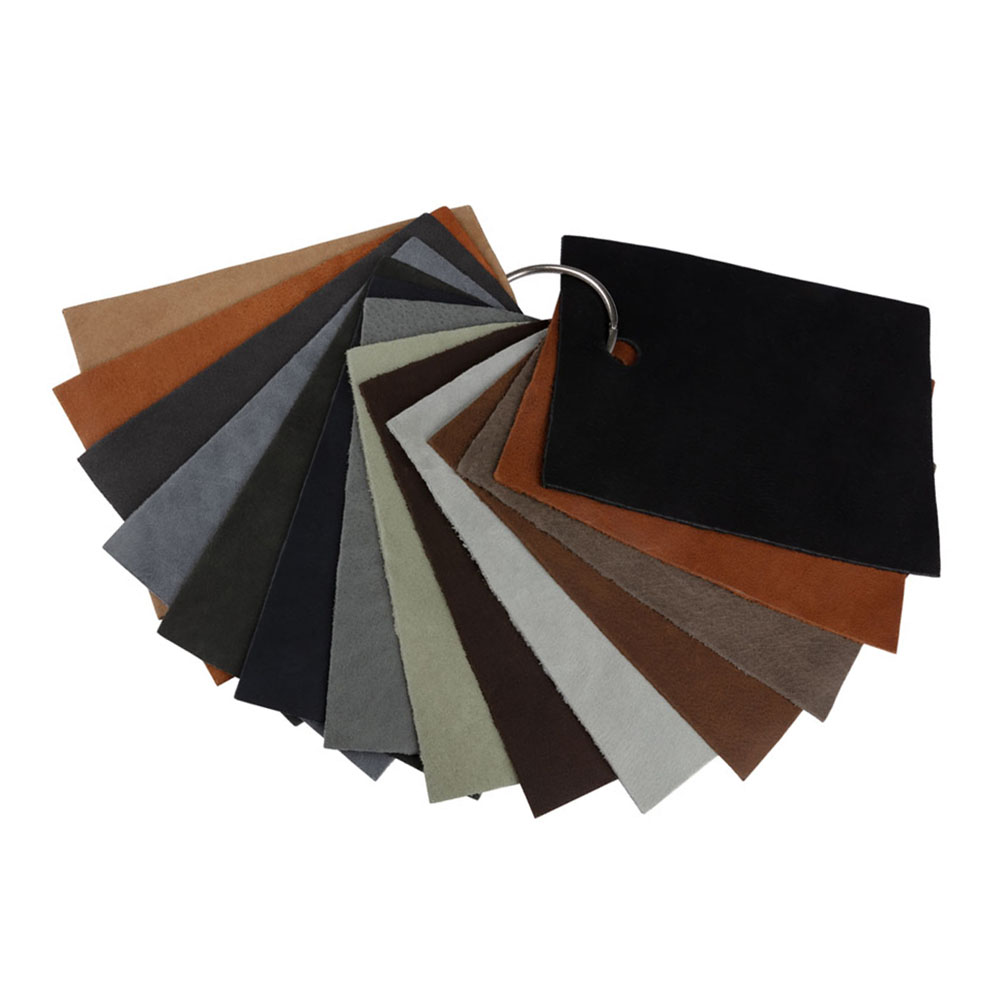 Martini Italian Dove Aniline Dyed Smooth Nubuck Top Grain Cow Leather Hide Drape