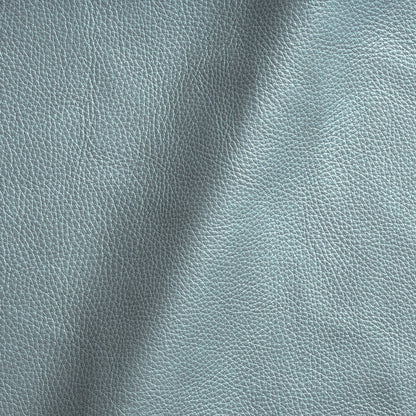Moscato Italian Baby Blue Aniline Dyed Soft Top Grain Performance Cow Leather Hide with Protective Topcoat